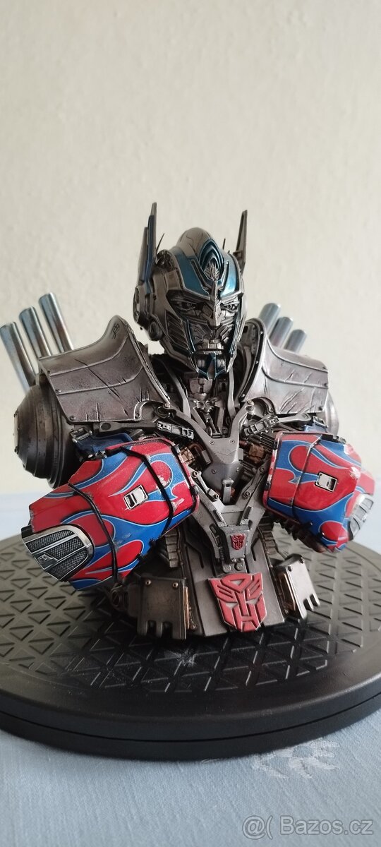 Transformers 3-4: Optimus Prime busta výrobce Prime 1 studio - 4