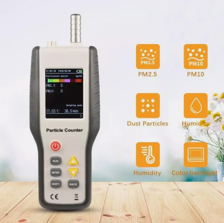 HT-9600 Detektor kvality vzduchu pro monitorování PM 2,5 - 4