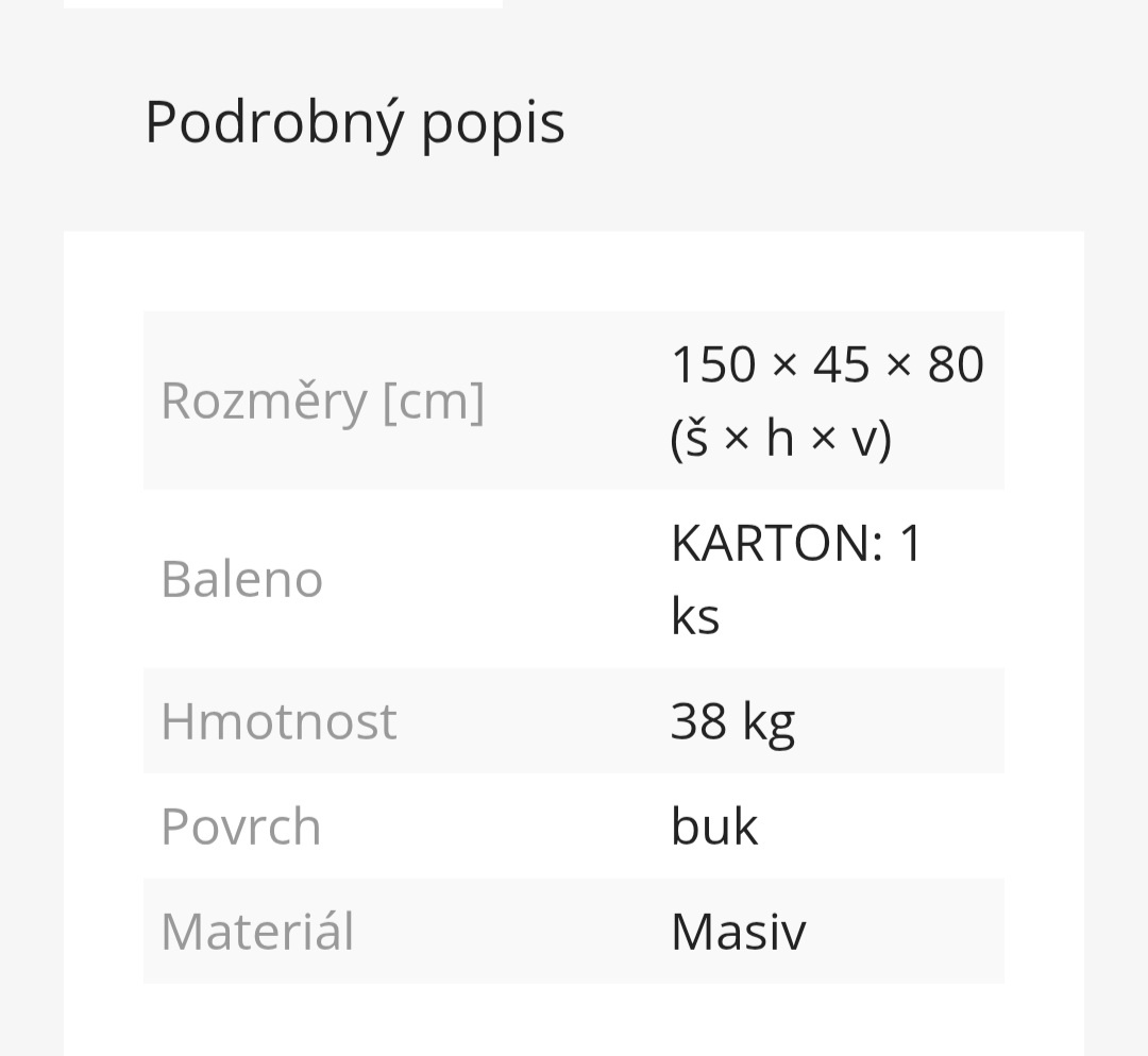 Příborník MADRID buk/černá - 4