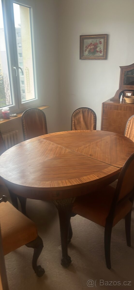 Hezký starožitný jídelní set - 4