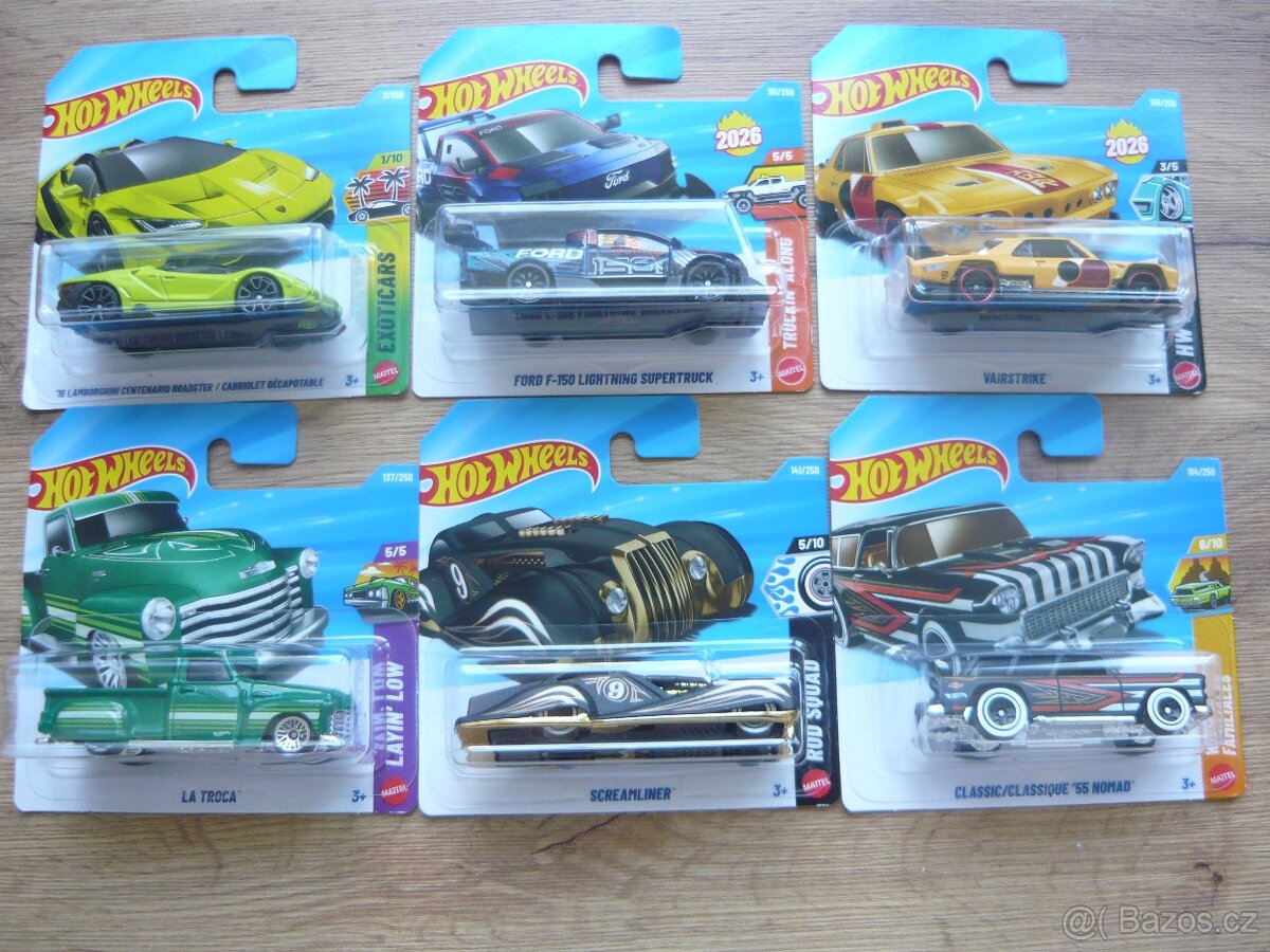 AUTÍČKA HOT WHEELS - 4