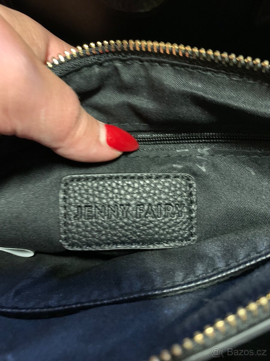 Červeno černá kabelka do ruky - 4