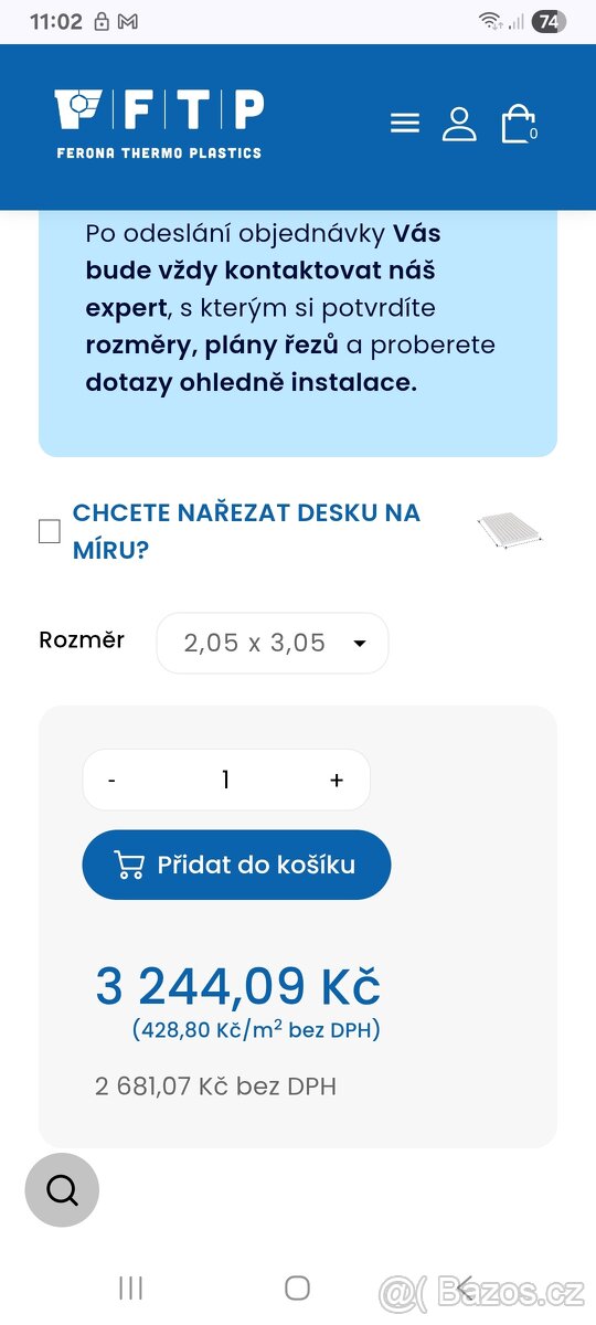 Plexisklo panely Akrylon XT opal 2x3m tl.3mm - 4