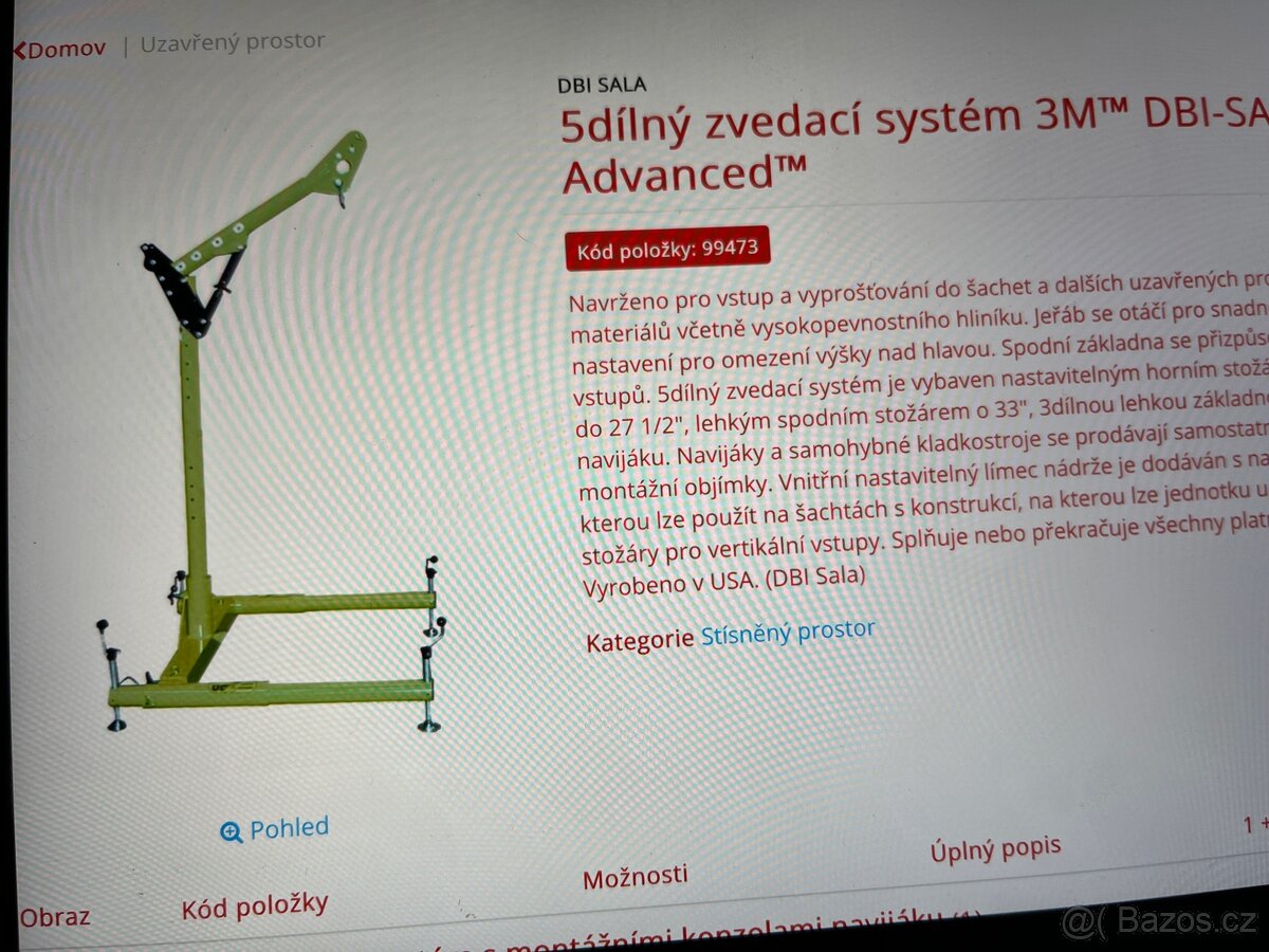 Zvedák 3M DBI-SALA Pozor sleva - 4