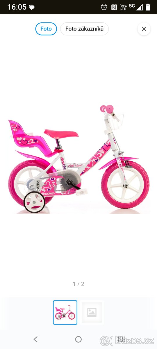 Prodám dětské kolo Dino bikes 12" - 4