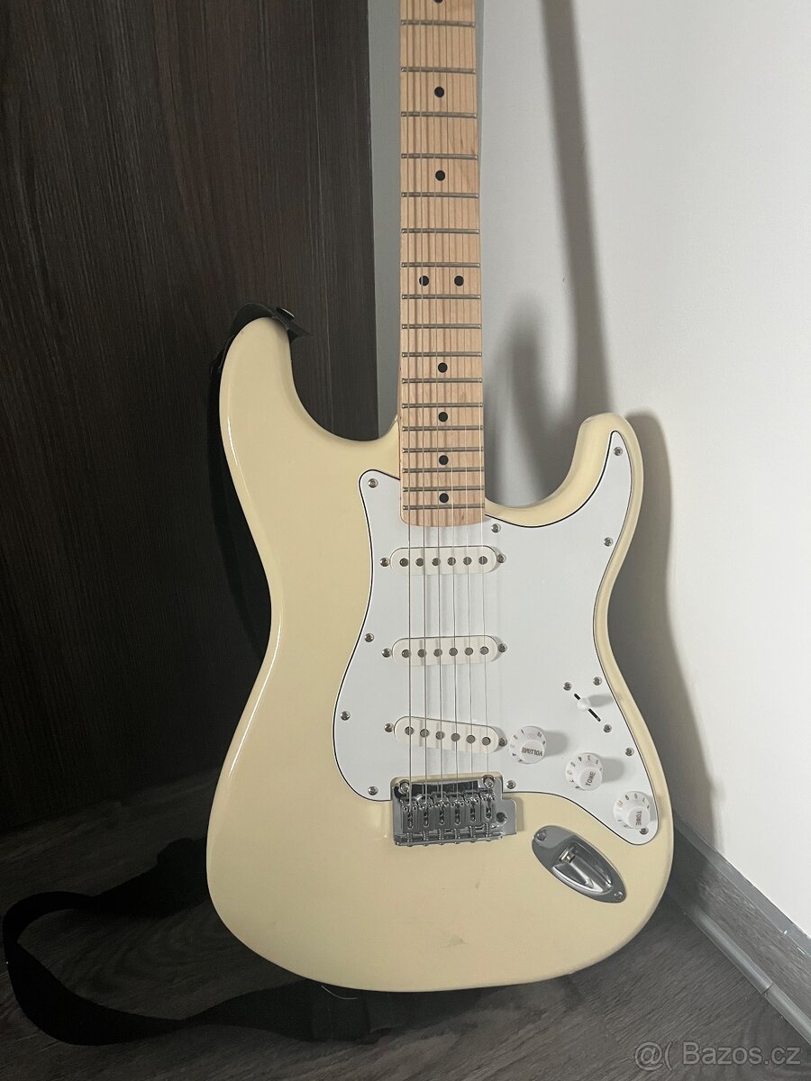Prodám Fender Squier Affinity Series Stratocaster MN OW - 4