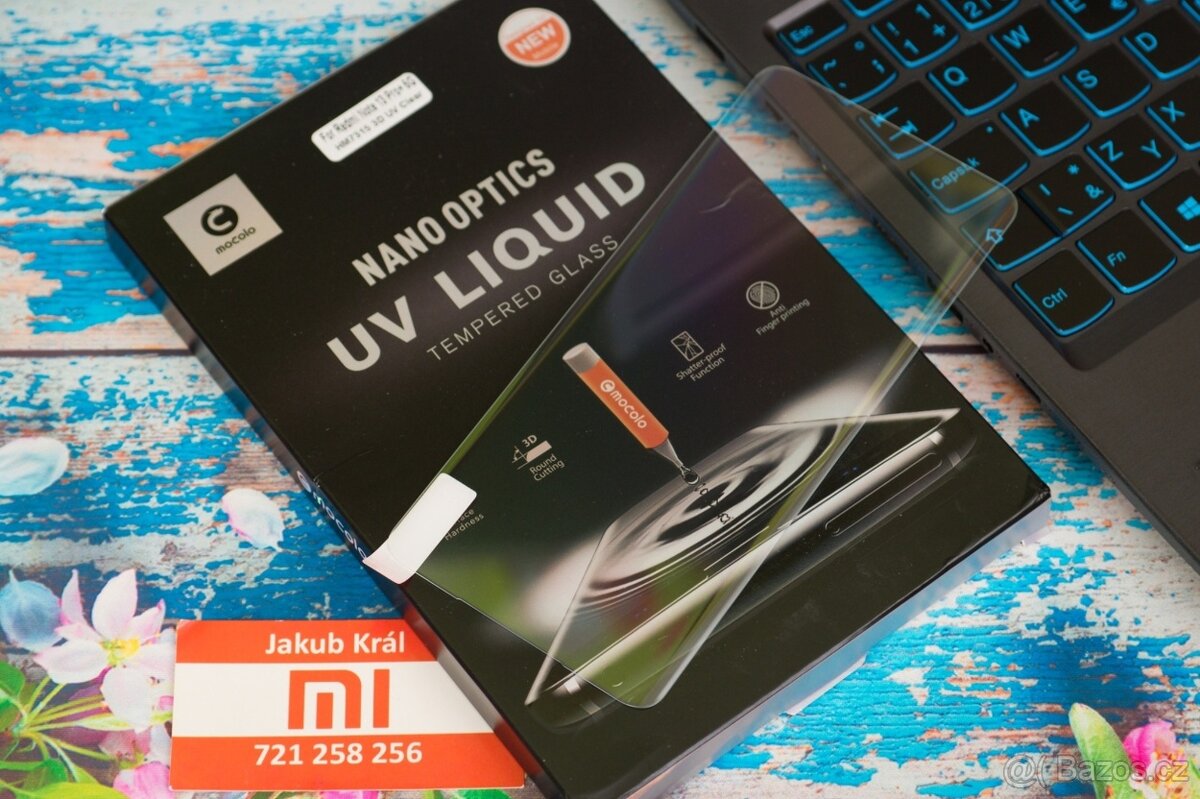 Tvrzené sklo Mocolo 3D,5D,UV pro Xiaomi, Redmi a Poco - 4
