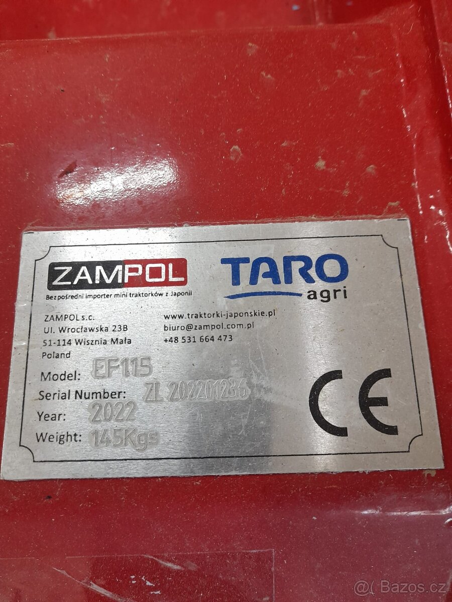 Kladívkový mulčovač EF115(ZP) - 4