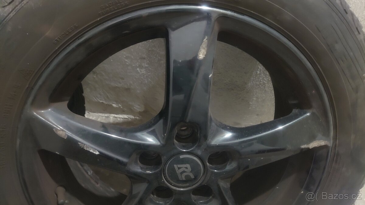 ALU disky černé - 4