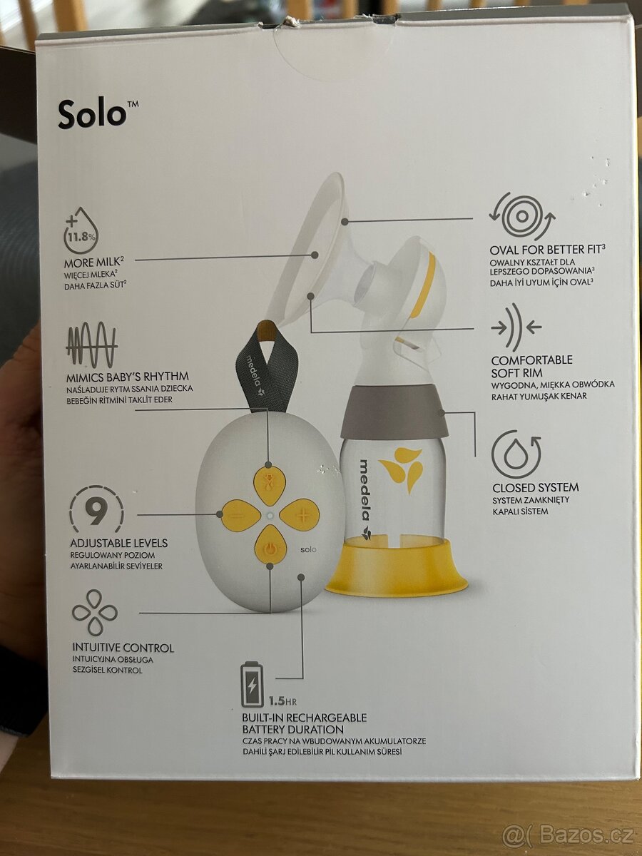 Odsávačka mléka Medela Solo - 4