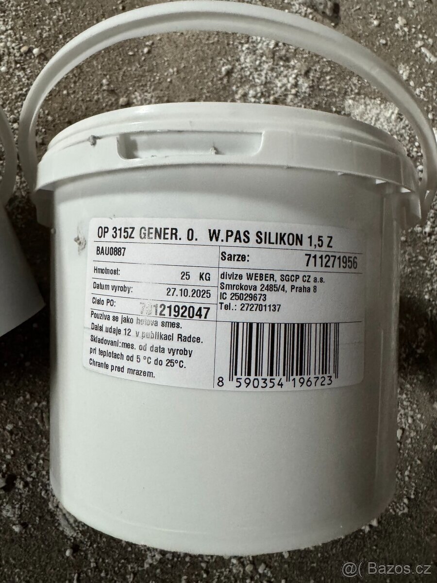 Fasádní vzorky Baumit a Weber - 4