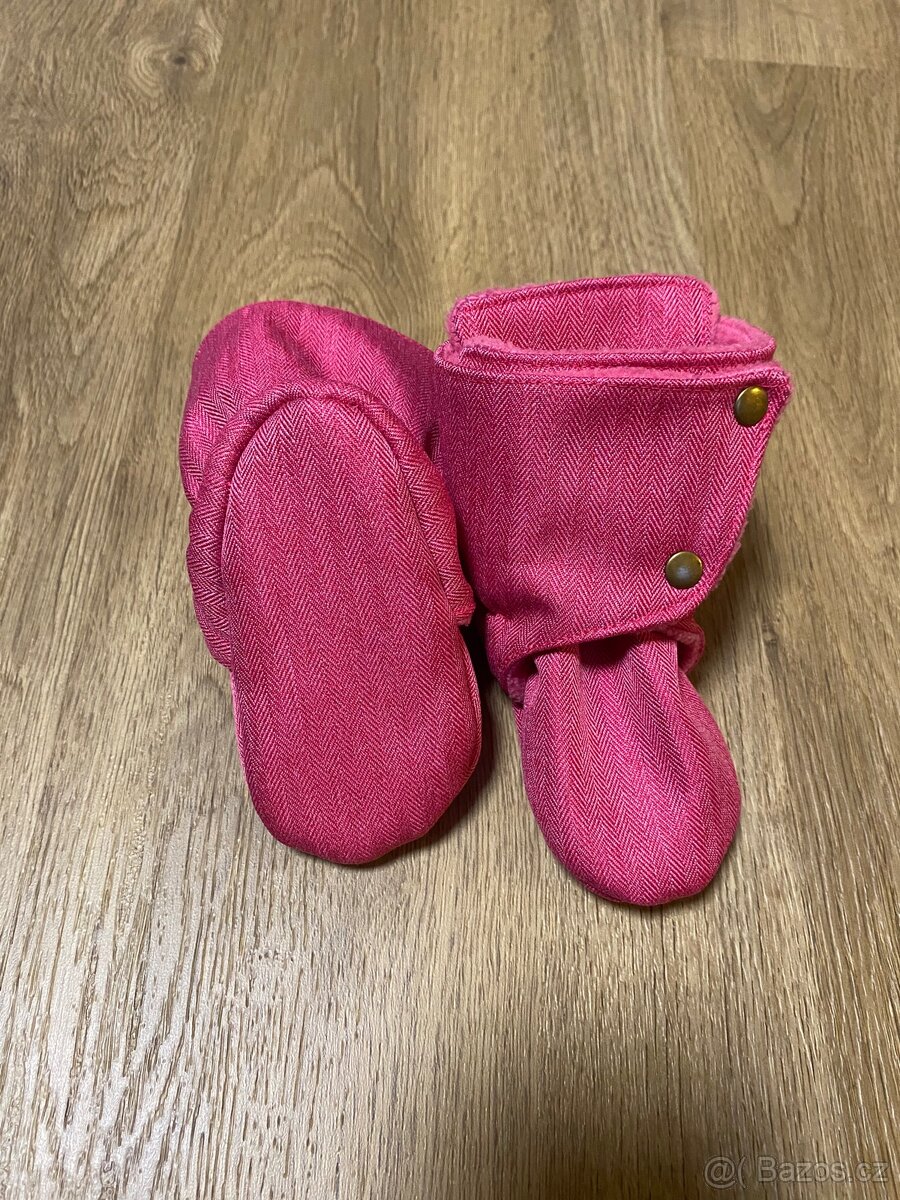 Zimní teploučké softshellové capáčky 6-12m - 4