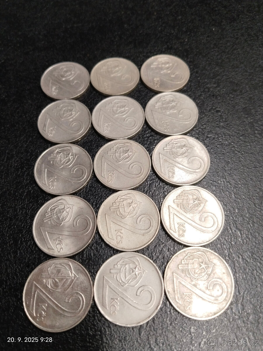 15x 2kčs Československo - 4