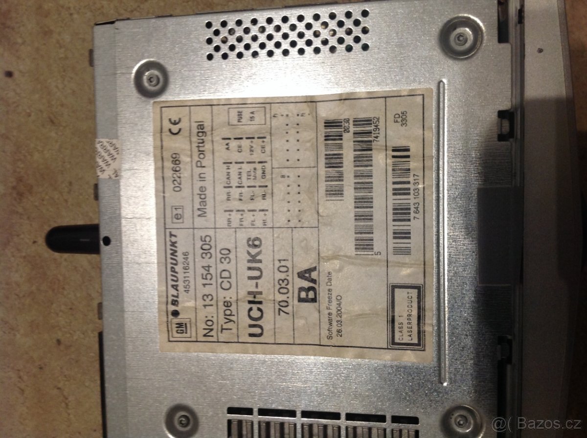 Autorádio Opel CD 30 MP3 - 4