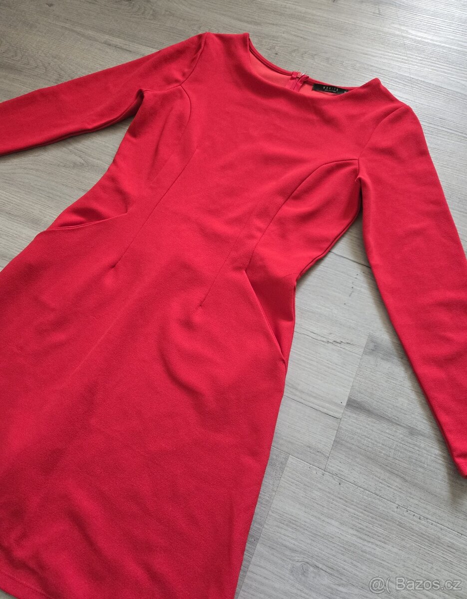 Červené šaty zn. Mohito - 4