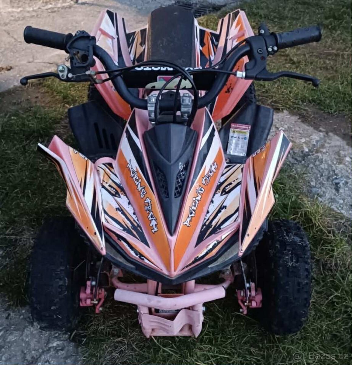 Dětská benzínová čtyřkolka na náhradní díly - 4