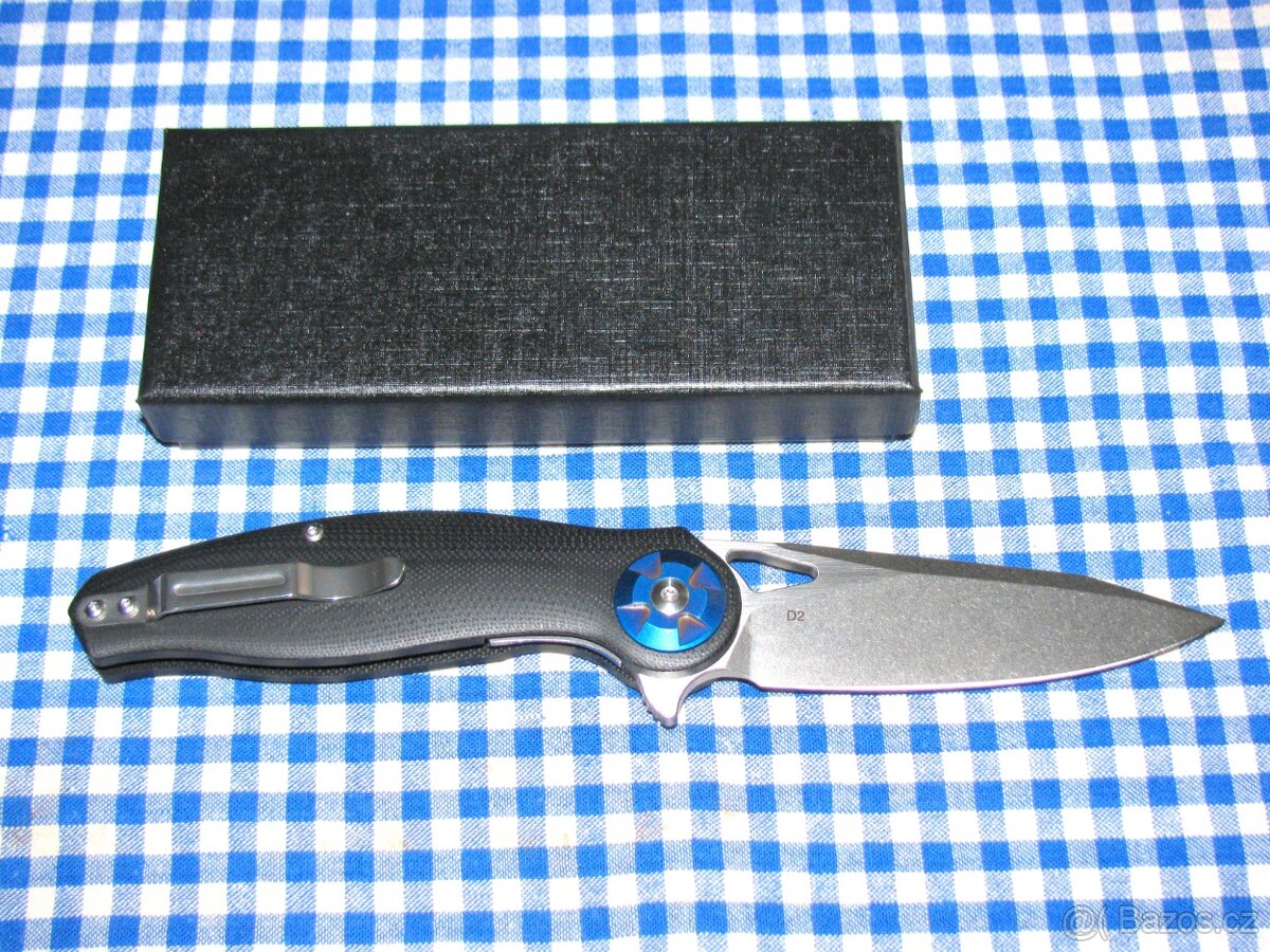 ZAVÍRACÍ NŮŽ - EAFENGROW - EF 76 / D2 / G-10 - NOVÝ - 4