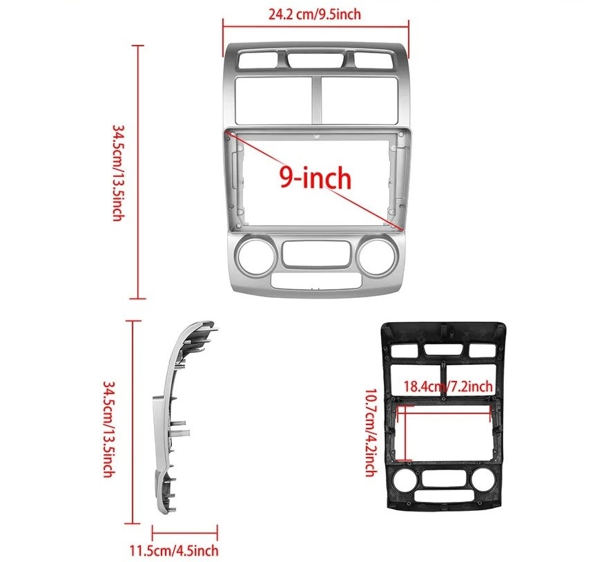 Kia sportage autorádio Podofo - 4