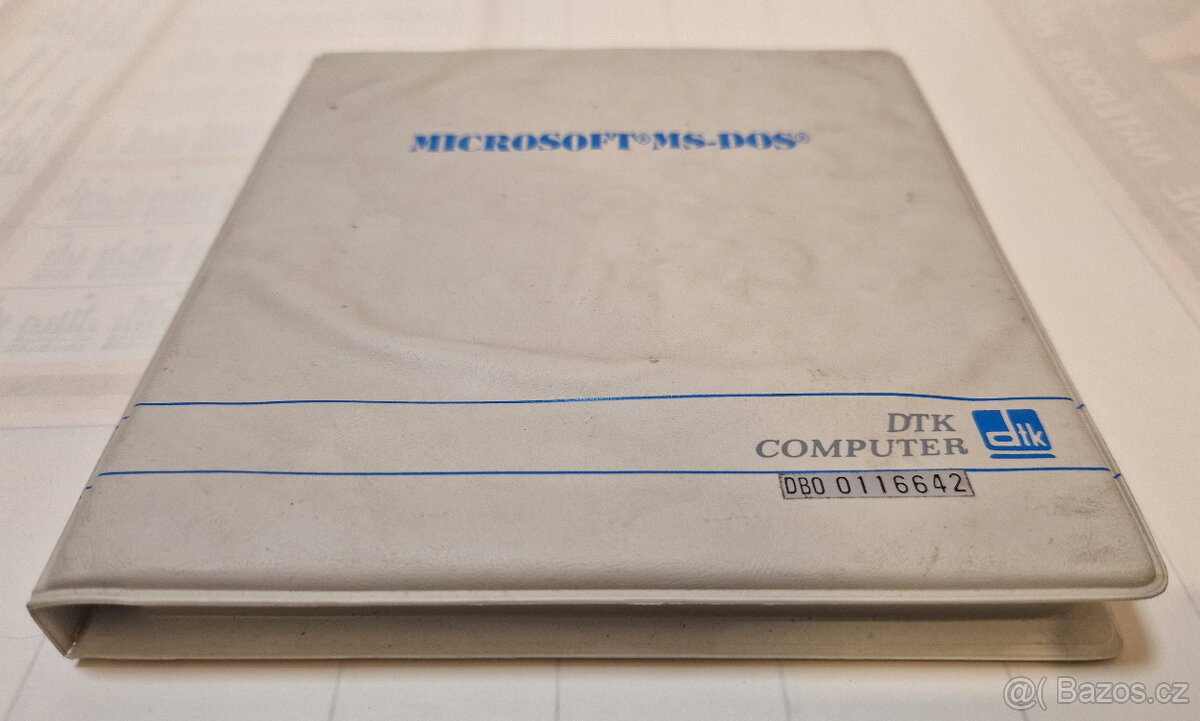 Retro krabicovy software Microsoft MS-DOS v4.01 - 4