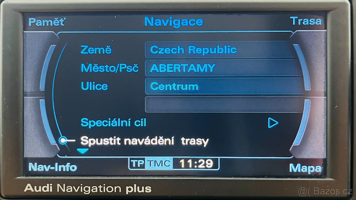 Čeština - mapy - AUDI Navigation Plus - RNS-E (RNSE) - 4
