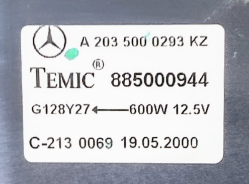 Ventilator chlazení Mercedes W203 - 4