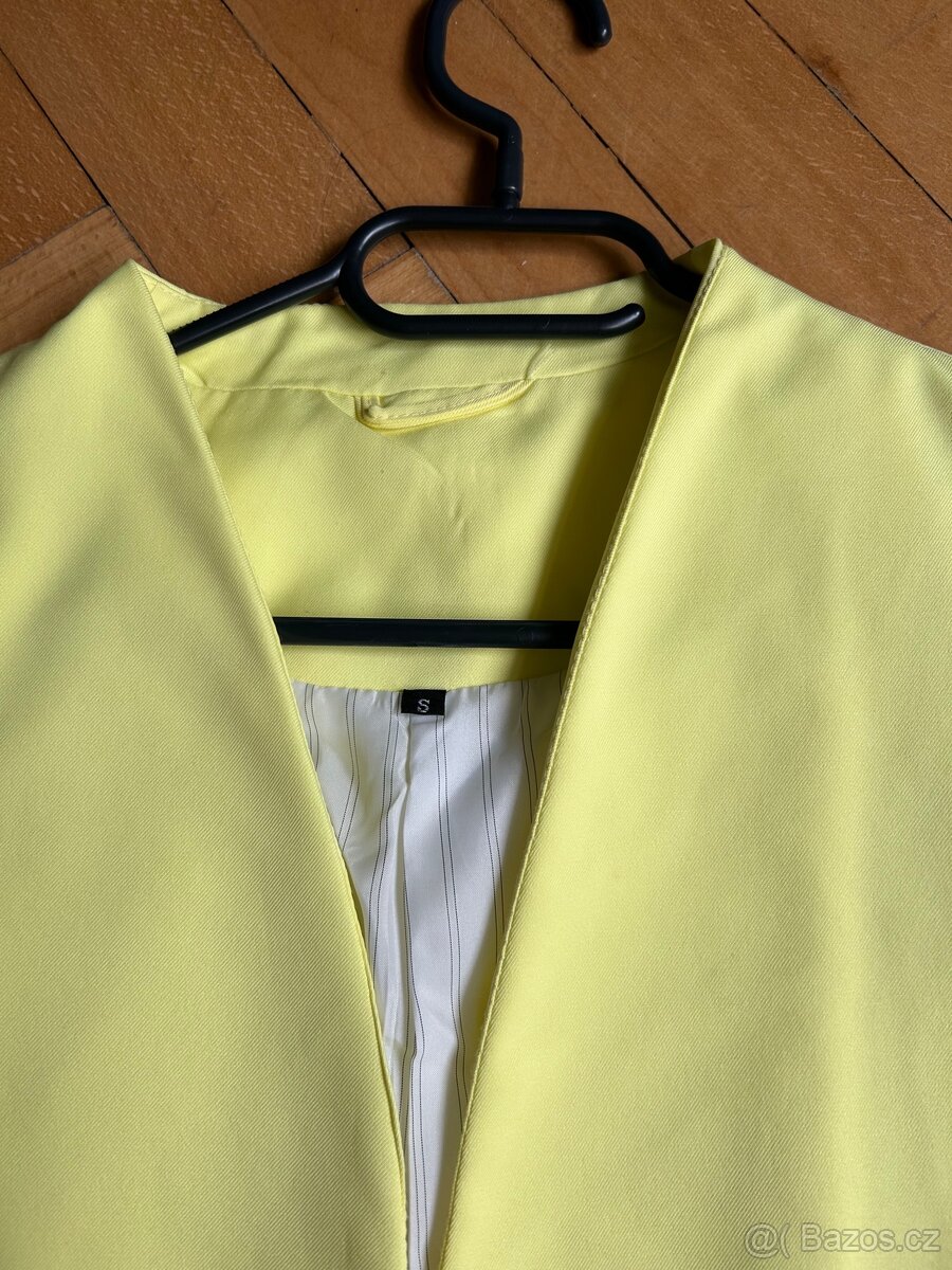 Dámske žlté sako - 4