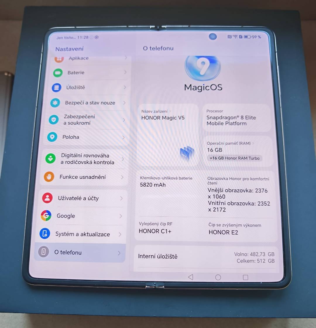 HONOR Magic V5 16GB/512GB Dawn Gold - 4