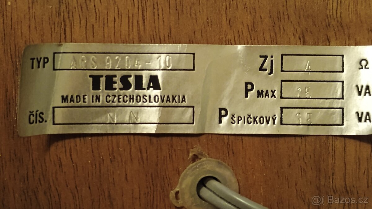 HiFi reproduktory dvoupásmové Tesla ARS9204-10 - 4