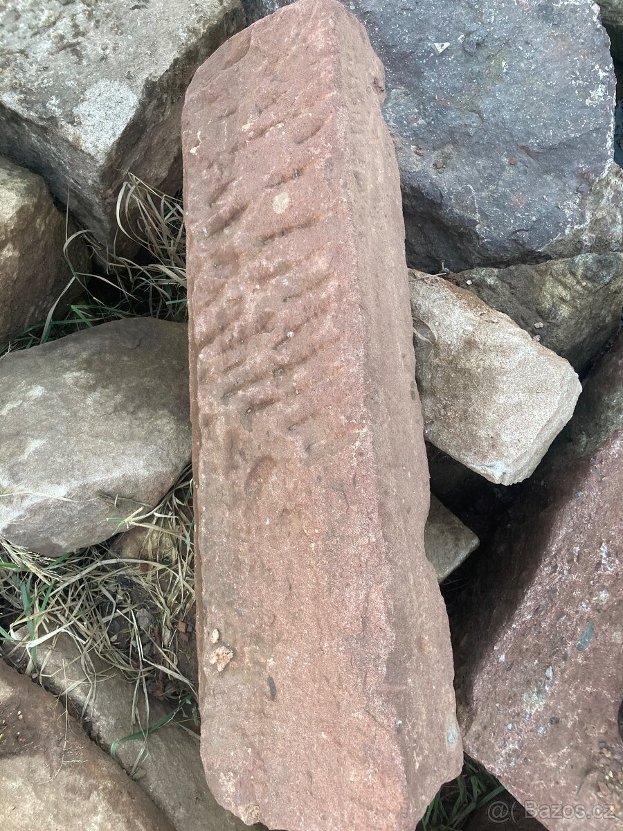 Červený Žlutý pískovec kvádry štuky kameny - 4