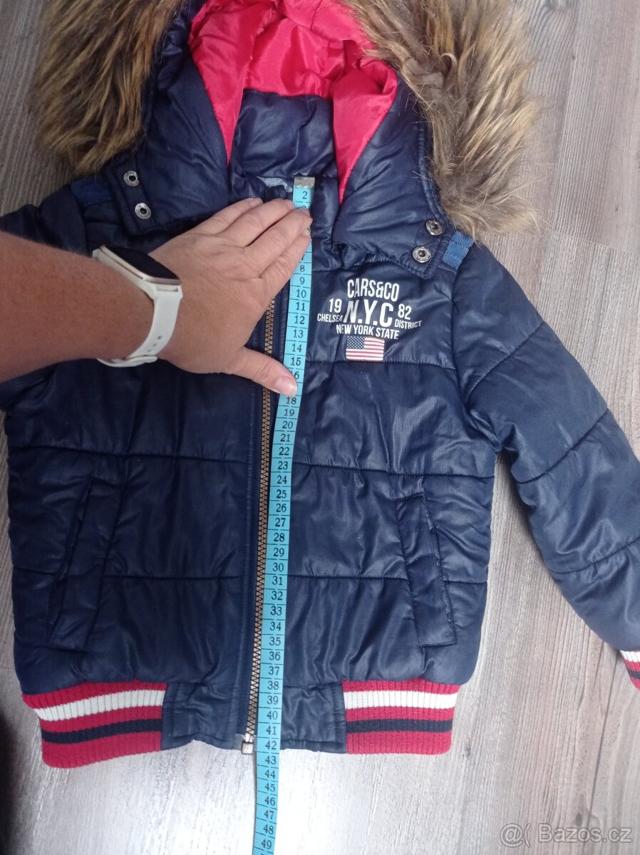 Bunda 98 modrá (větší) - 4