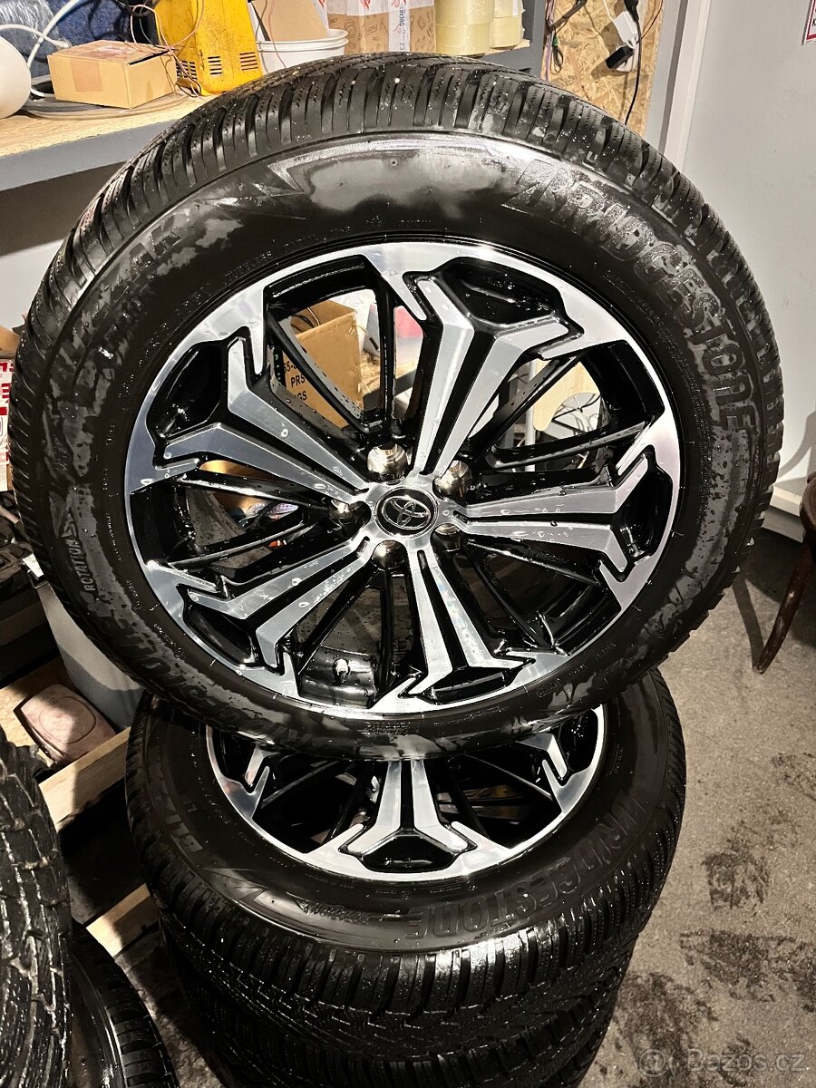 R19 RAV4 5.gen. ORIGINÁL Alu disky / zimní sada JAKO NOVÉ - 4