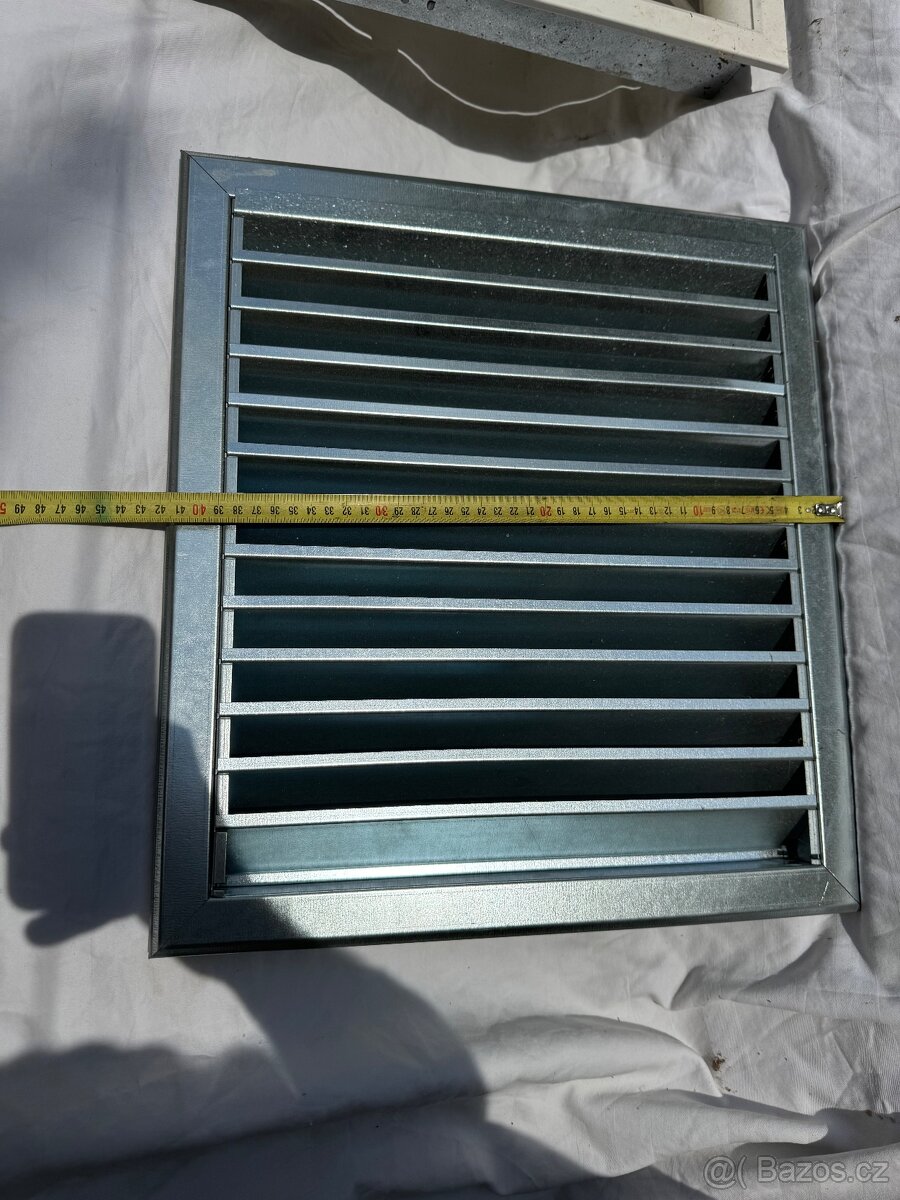 Proti dešťová žaluzie větrací mřížka 2x viz foto - 4