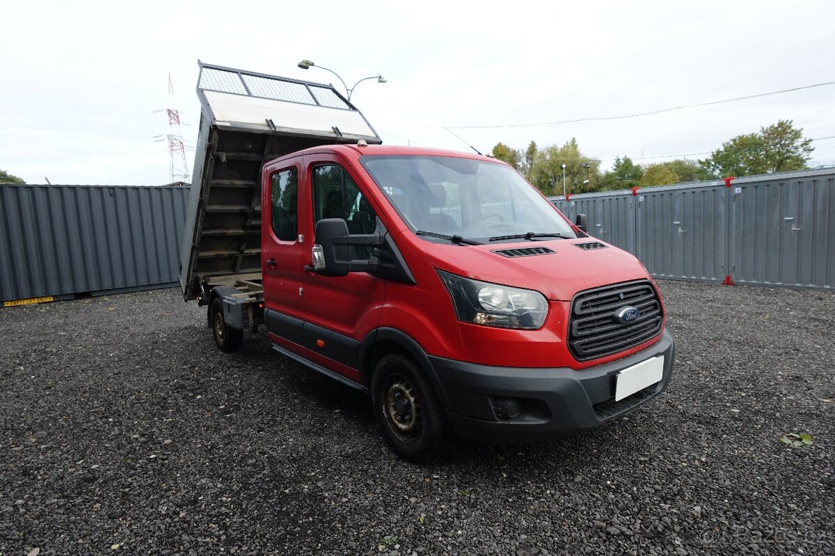 FORD TRANSIT 7MÍST DVOJKABINA 3 STRANNÝ SKLÁPĚČ 2.0TDCI KLIM - 4