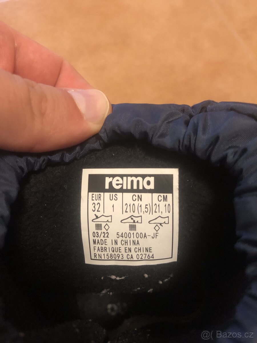 Zimní Dívčí Boty zn. Reima, Vimpeli/Navy, Vel. 32+Faktura - 4