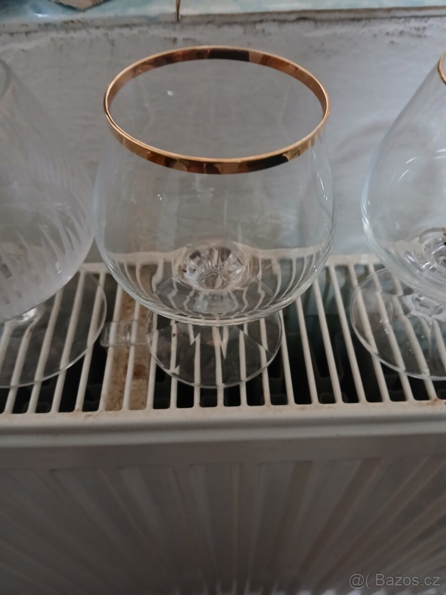 RETRO SKLENICKY NA VINO - 4