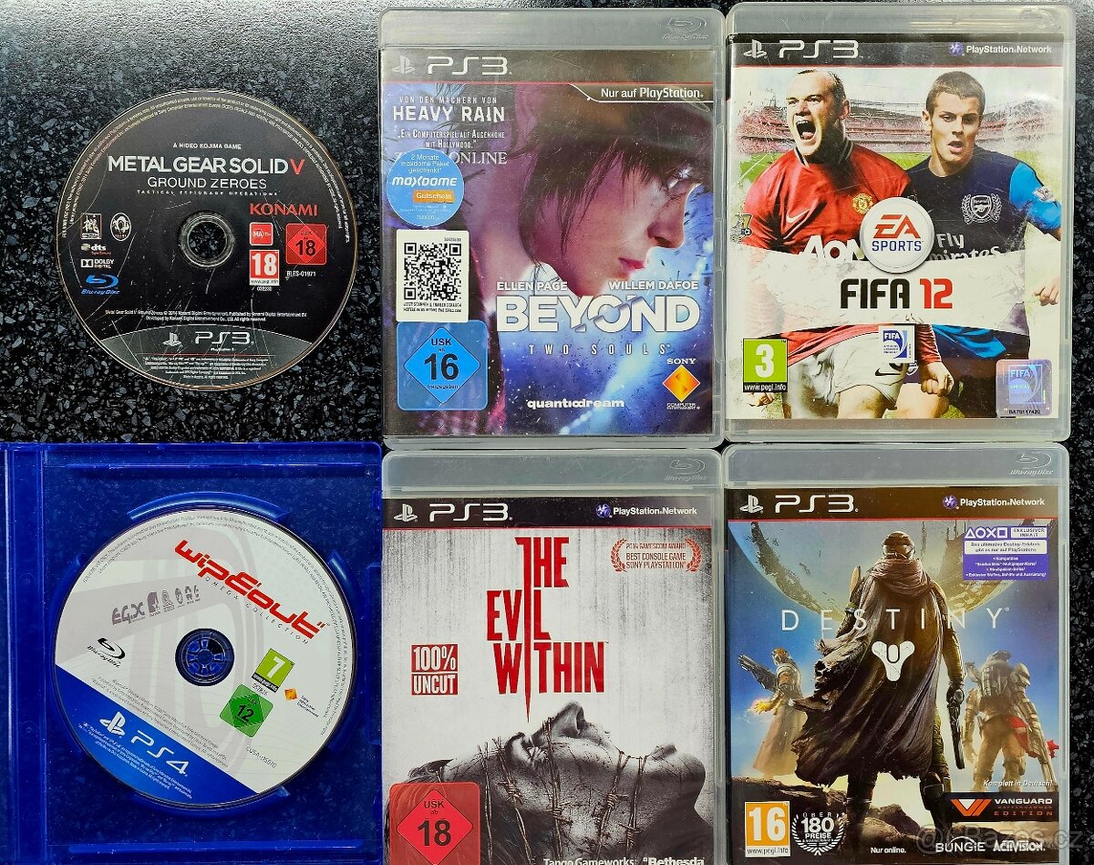 Hry na Playstation 1,2,3,4 + Euro demo PS1 disky - 4