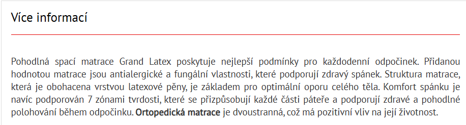 Matrace 120x200x20 cm - 4