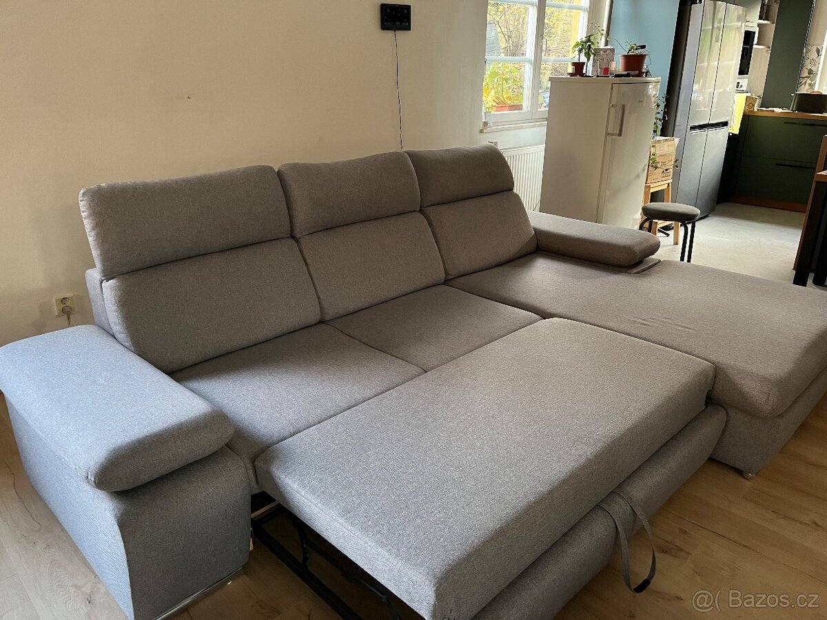 Sedací souprava rozkládací, s úložným prostorem - 4