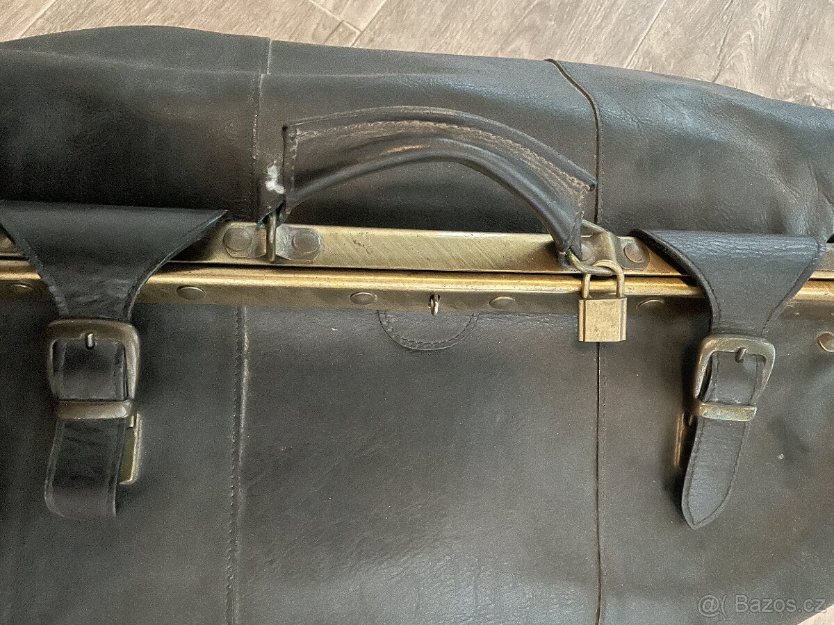 Kožená "doktorská " kabela - 4