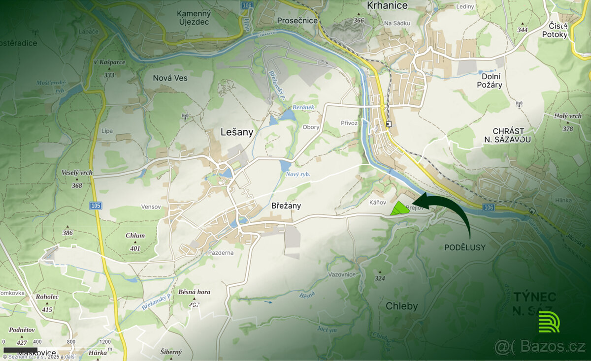 Prodej pozemků KÚ Břežany u Lešan LV 364 - 4