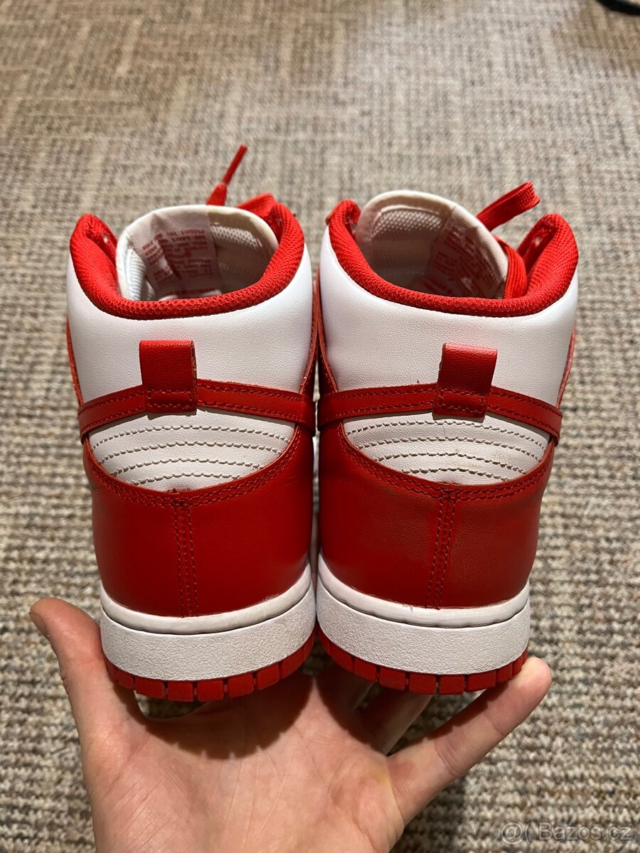 Nike Dunk High University Red Vel 45,5 - 4