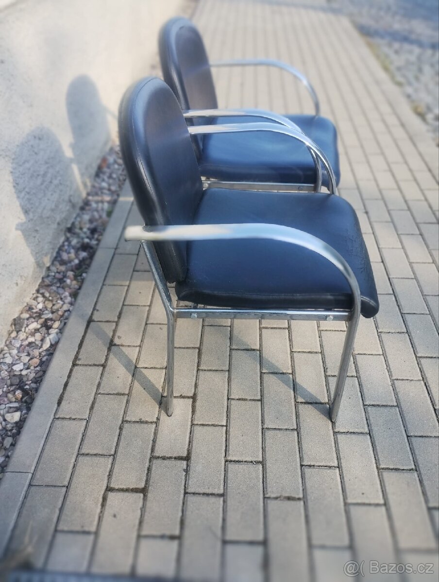 2x židle křesílka - 4