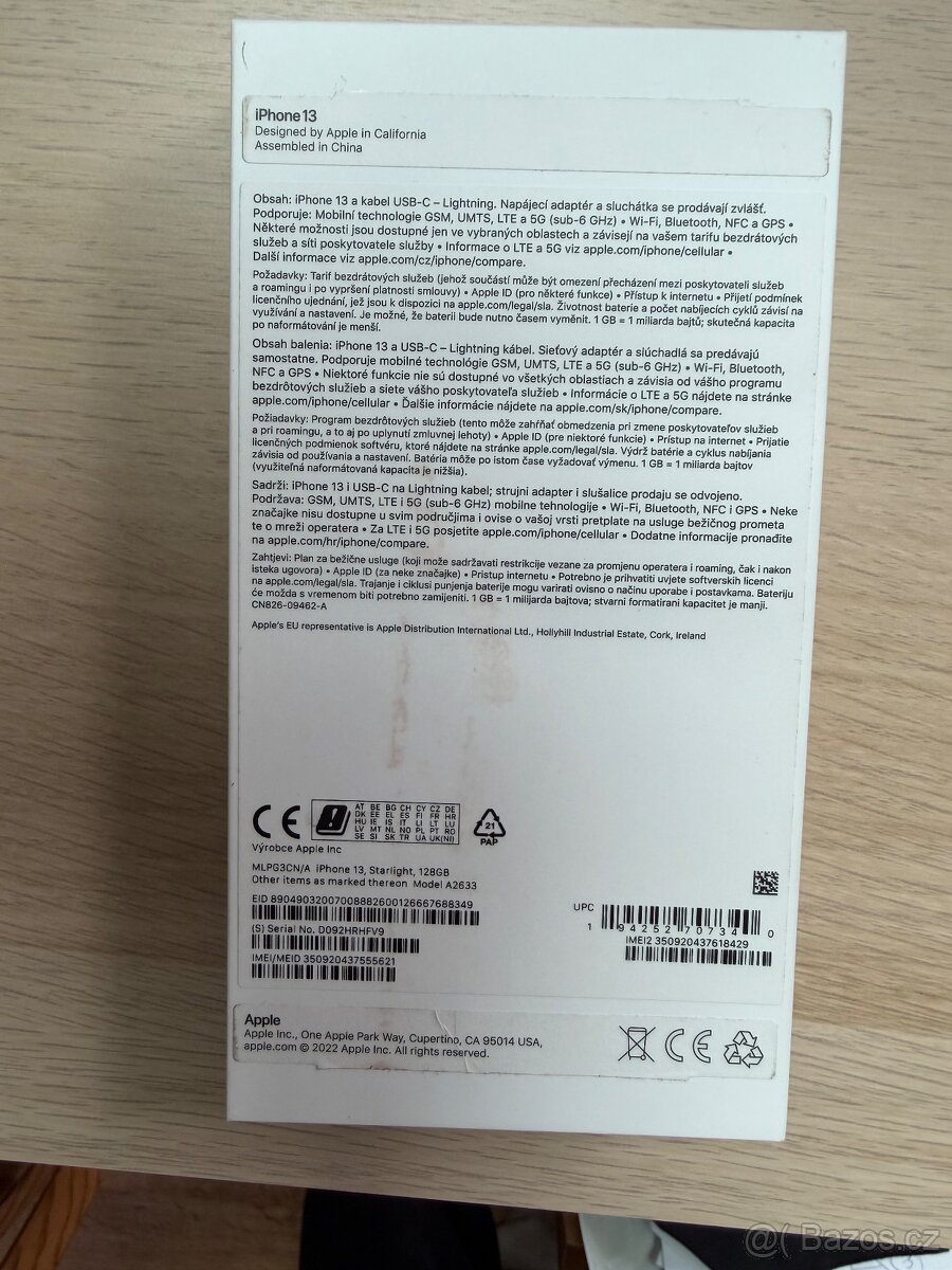IPhone 13 bílý 128gb - 4