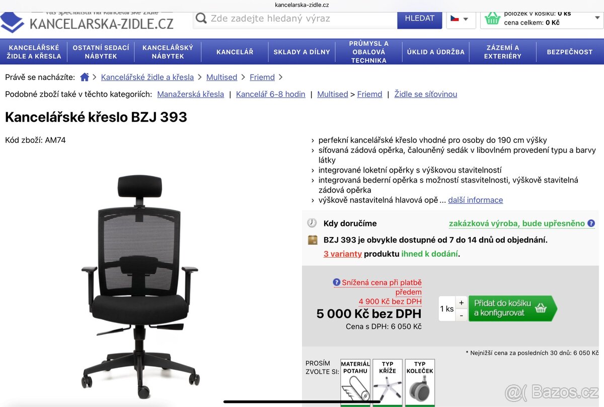 kancelářská židle Multised - 4