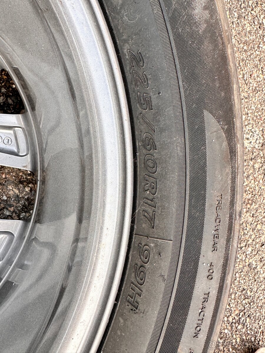 Dojezdové ALU kolo s letním obutím KIA SPORTAGE - 4