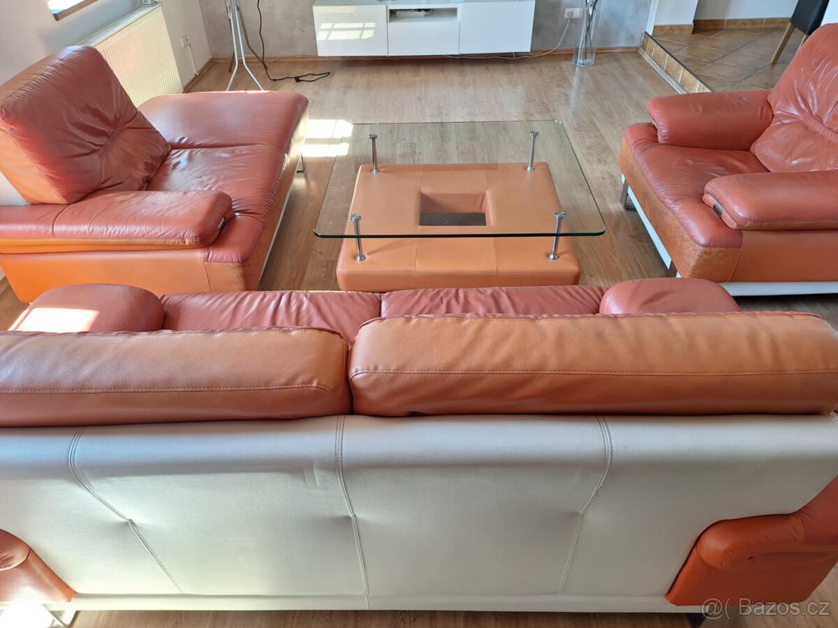 3 dílná - Sedaci souprava se stolem - 4