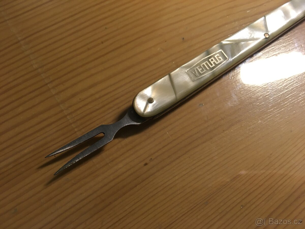 Starožitný reklamní nůž na meloun zn. SOLINGEN - 4