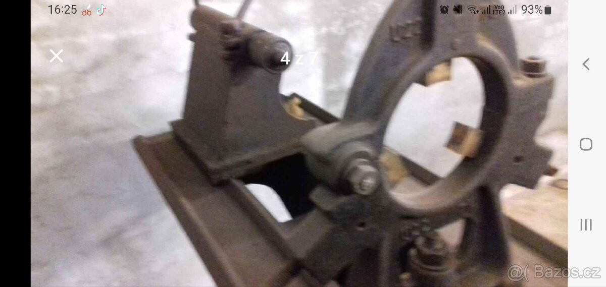 Prvorepublikový soustruh Max Hopfengärtner - 4