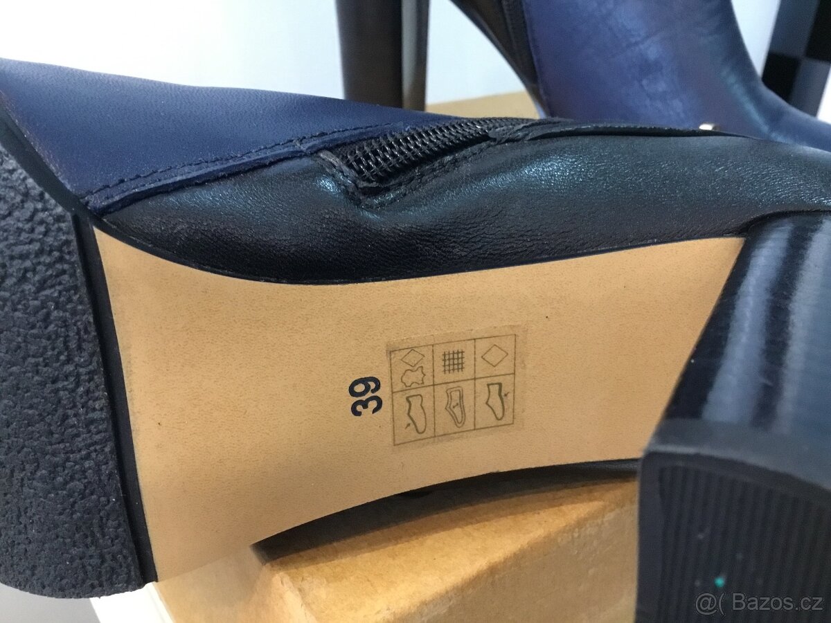 Boty Deska z přírodní kůže - 4