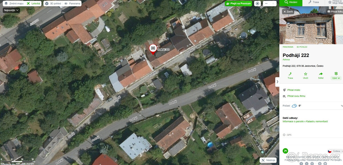 Stavební pozemek Jedovnice, zasíťováno, parkování. - 4